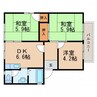 南海加太線/西ノ庄駅 徒歩15分 2階 築29年 3DKの間取り