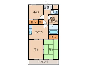 間取図 ブエナビスタ和歌山ノース