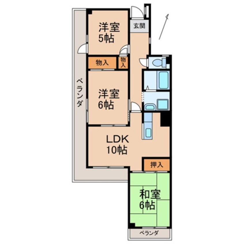 間取図 スクエアメゾン和歌山