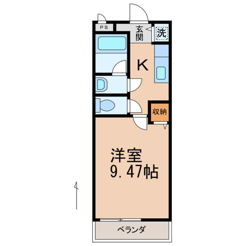 間取図 アビテ秋月南