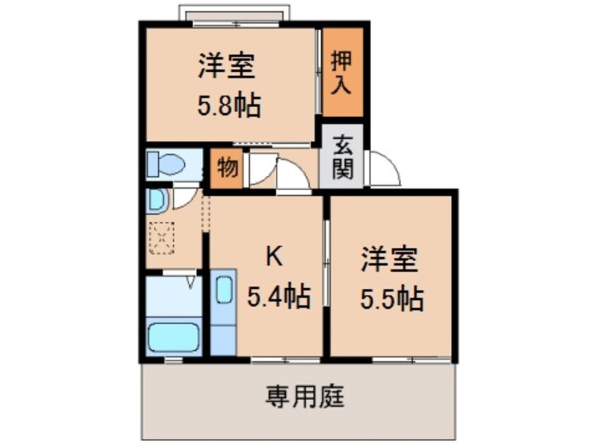 間取図 タウニィ山村