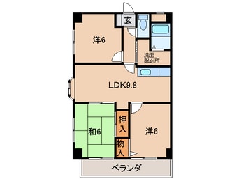 間取図 グリーンフル垣内