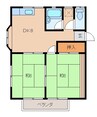 ハイツ裕 2DKの間取り