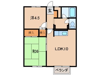 間取図 山本ハイツ