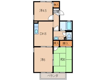 間取図 プリシェール藤井