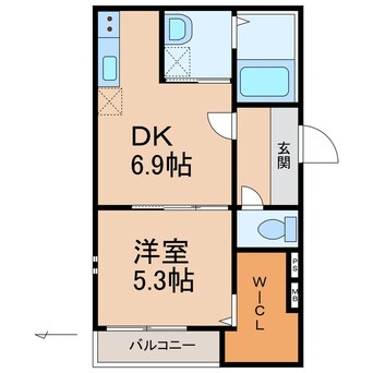 間取図 フジパレス北新金屋丁