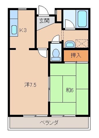 間取図 リバージュ貴Ｂ棟