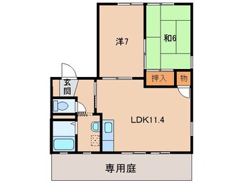 間取図 グリーンフル狐島