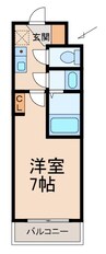 学生会館 Uni E'meal 和歌山大学前 1Kの間取り