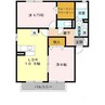 LE FIGARO　Ⅲ 2LDKの間取り