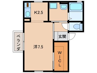 間取図 カルム・ロジュマンⅡ