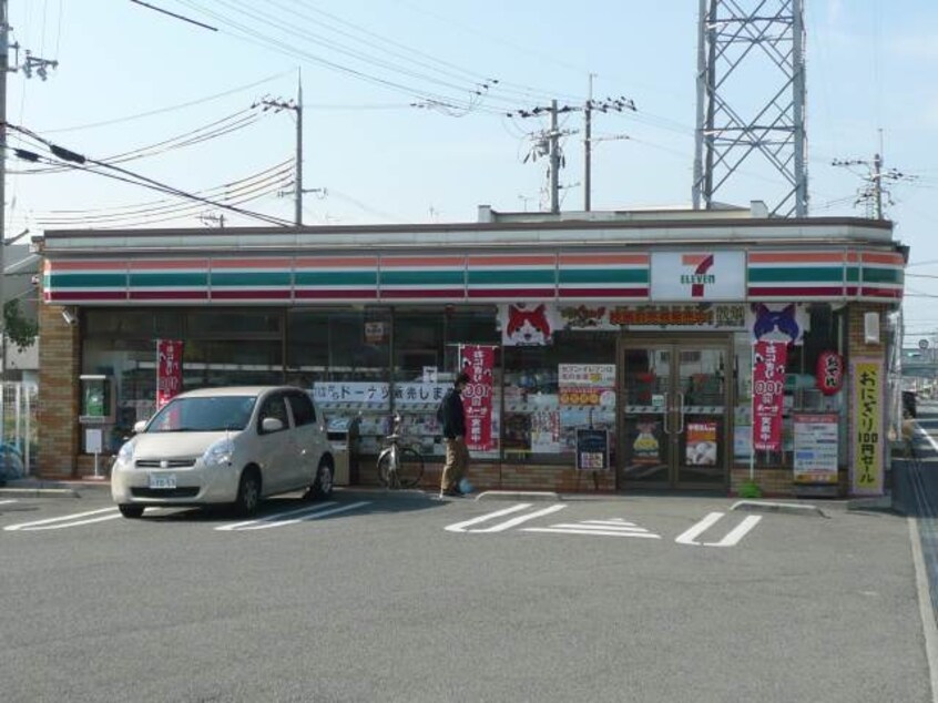 セブンイレブン和歌山楠見中店様(コンビニ)まで418m 南海本線/紀ノ川駅 徒歩23分 1階 築22年