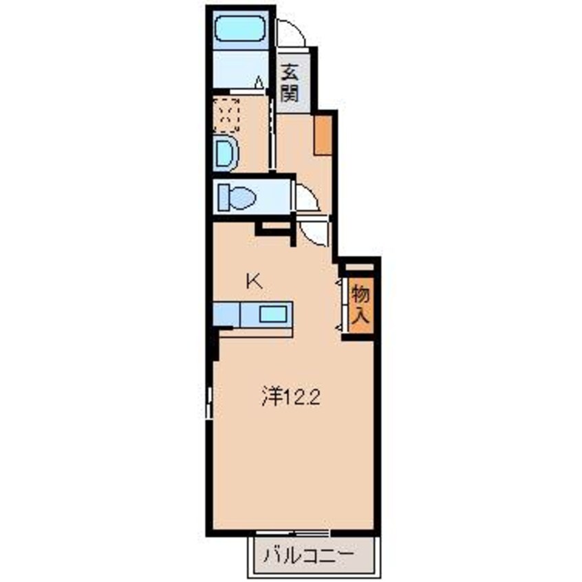 間取図 ハーベスト弐番館