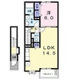 南海加太線/中松江駅 徒歩4分 2階 築3年 1LDKの間取り