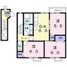 ジョイリバー 3DKの間取り