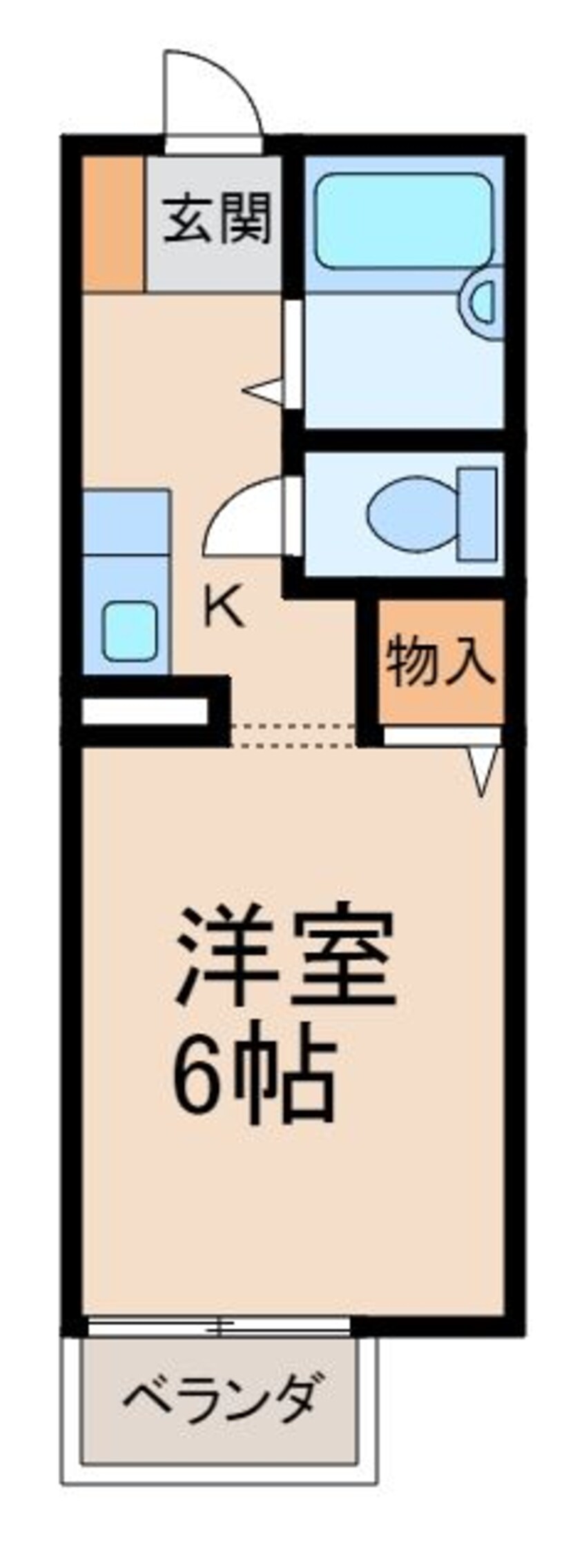 間取図 コーポ栄谷