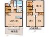 ブリオーソ東高松Ⅱ 3LDKの間取り