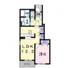 カノンⅠ 1LDKの間取り