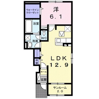 間取図 クルール　ミエル
