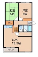 ＫアパルトマンⅡの間取図