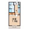 コンフォルト 1Kの間取り