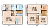 シアラ園部Ⅴ B・C号 3LDKの間取り