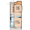 ハルミエールⅡ 1LDKの間取り