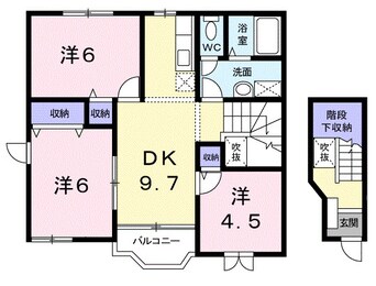 間取図 ヴィオレット貴志Ⅰ