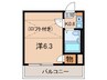 福島第３マンション 1Kの間取り