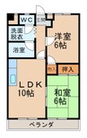 アストロ２１ 2LDKの間取り