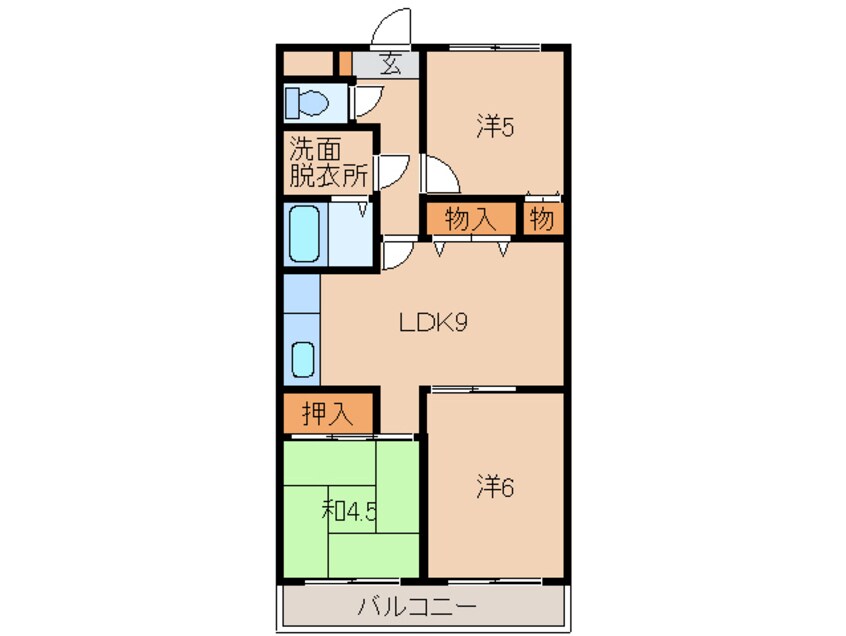 間取図 メゾンかんのんじ