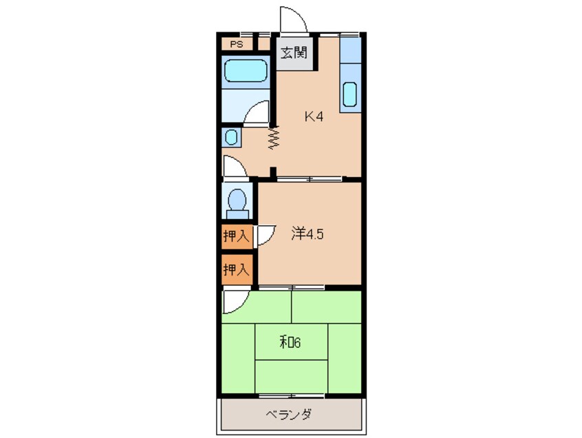 間取図 幸福マンション