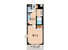 レジデンス塩屋 1Kの間取り