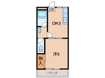 間取図 コーポ幸福