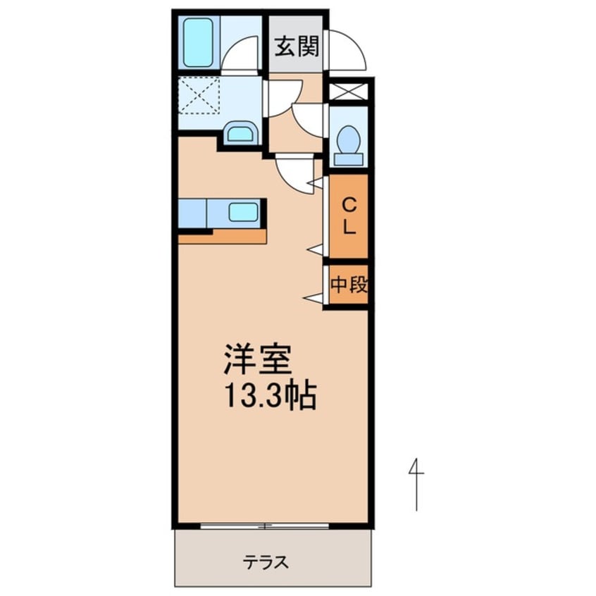 間取図 ルーチェ 秋月