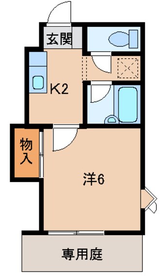間取図 フラット貴志Ⅲ