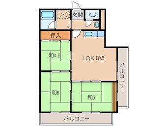 間取図 西村グリーンハイツ