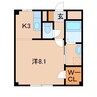 モイス・シャーム 1Rの間取り