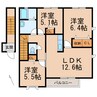 フローラ 3LDKの間取り