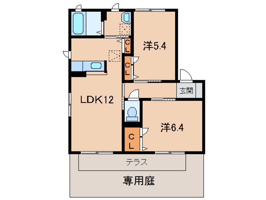 間取図 シャーメゾン今福