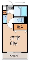 マスターズ・エル延時１６ 1Kの間取り