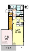 D-room宇須 輝 1LDKの間取り