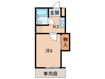 間取図 メゾンフェリス栄谷