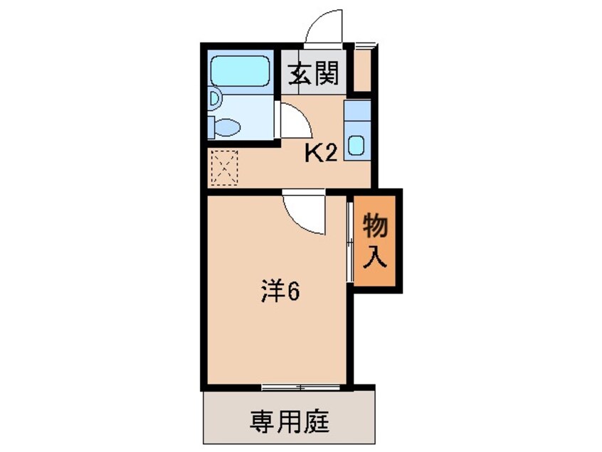 間取図 メゾンフェリス栄谷