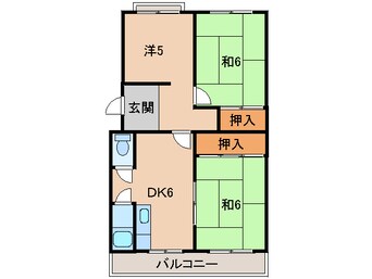 間取図 楠見中ハイツ