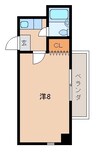 レジデンス紀ノ川 1Rの間取り