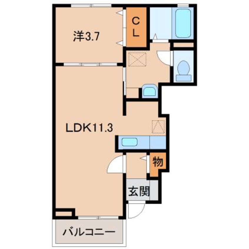 間取図 ジェイド　Ⅰ