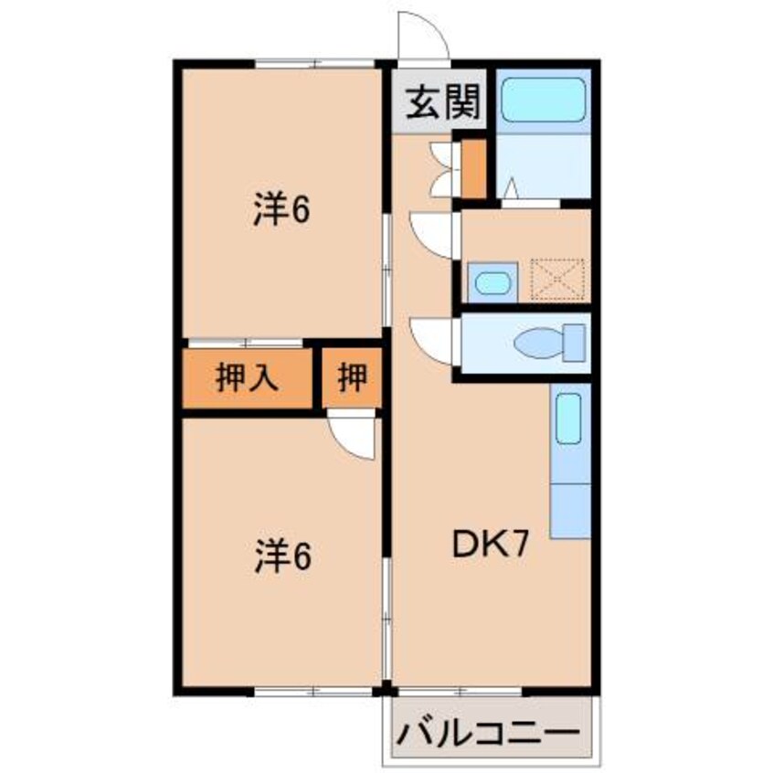 間取図 プロムナード菖蒲Ⅲ