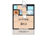 東松江第３マンション 1Kの間取り