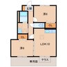 イル デ パン A棟 2LDKの間取り